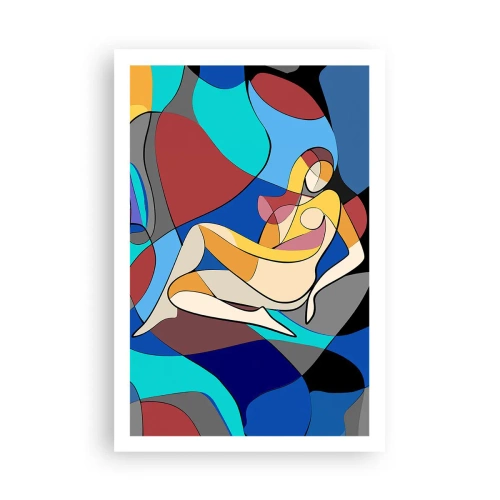 Plakát - Kubistický akt - 61x91 cm