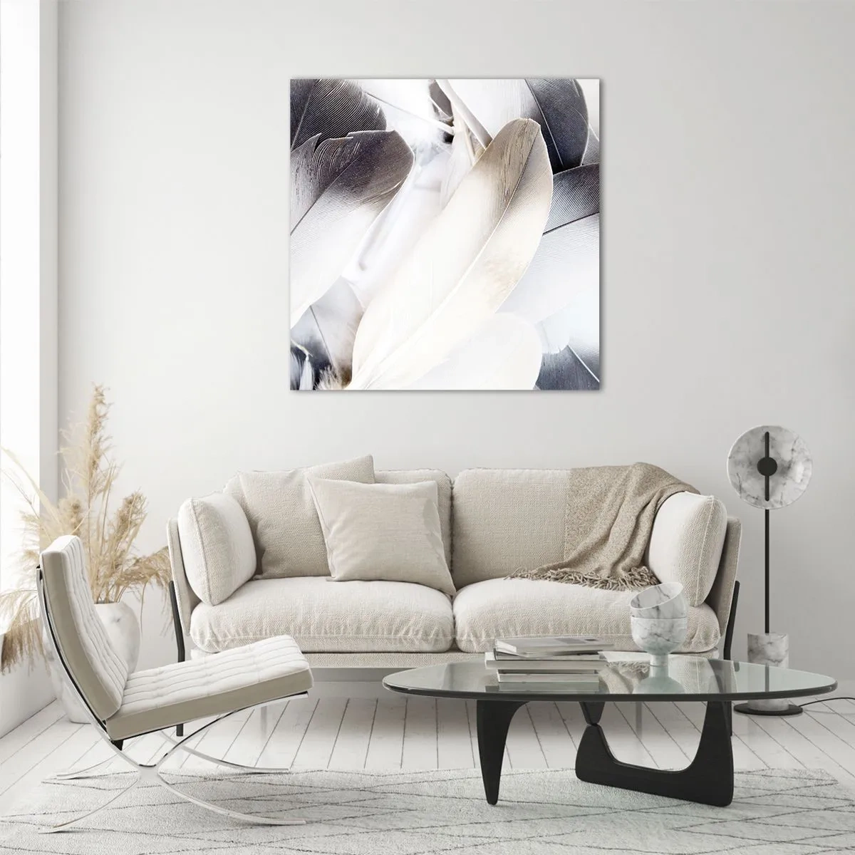 Obraz na skle - Téměř andělské - 70x70 cm