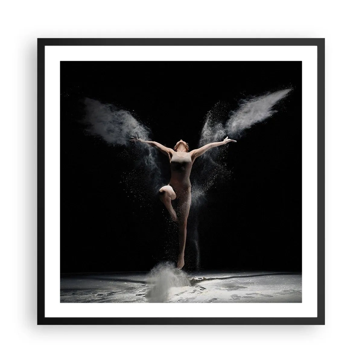 Plakát v černém rámu - Elfové existují - 60x60 cm