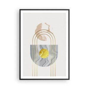 Plakát v černém rámu - Jas a zářivost - 70x100 cm