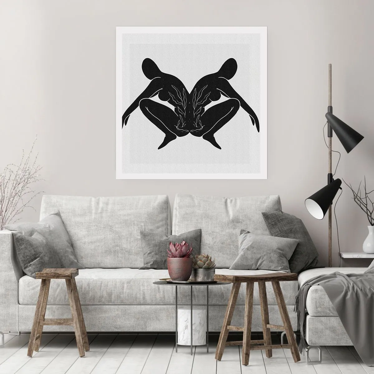 Plakát - Společná duše - 50x50 cm