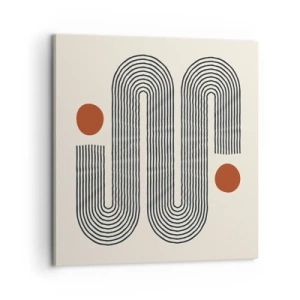 Obraz na plátně - Od začátku do konce - 60x60 cm