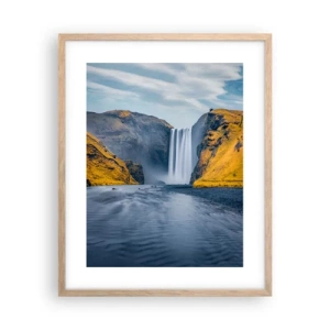 Plakát v rámu světlý dub - Věčné trvání, věčný pohyb - 40x50 cm