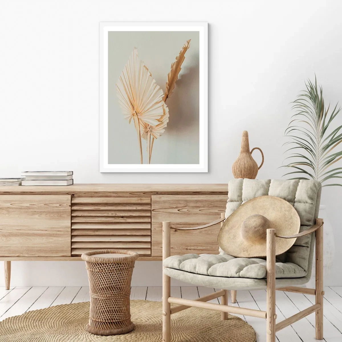 Plakát v bílém rámu - Když potřebuješ útěchu - 70x100 cm