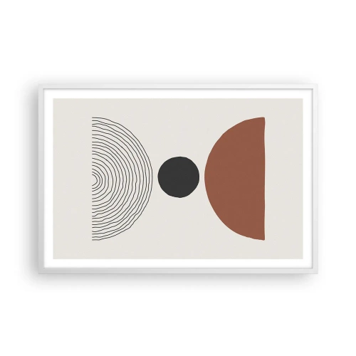 Plakát v bílém rámu - V centru pozornosti - 91x61 cm