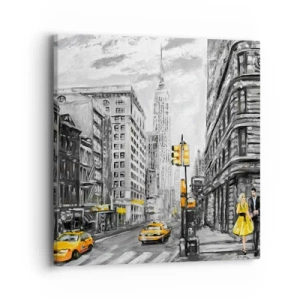 Obraz na plátně - Newyorský příběh - 40x40 cm