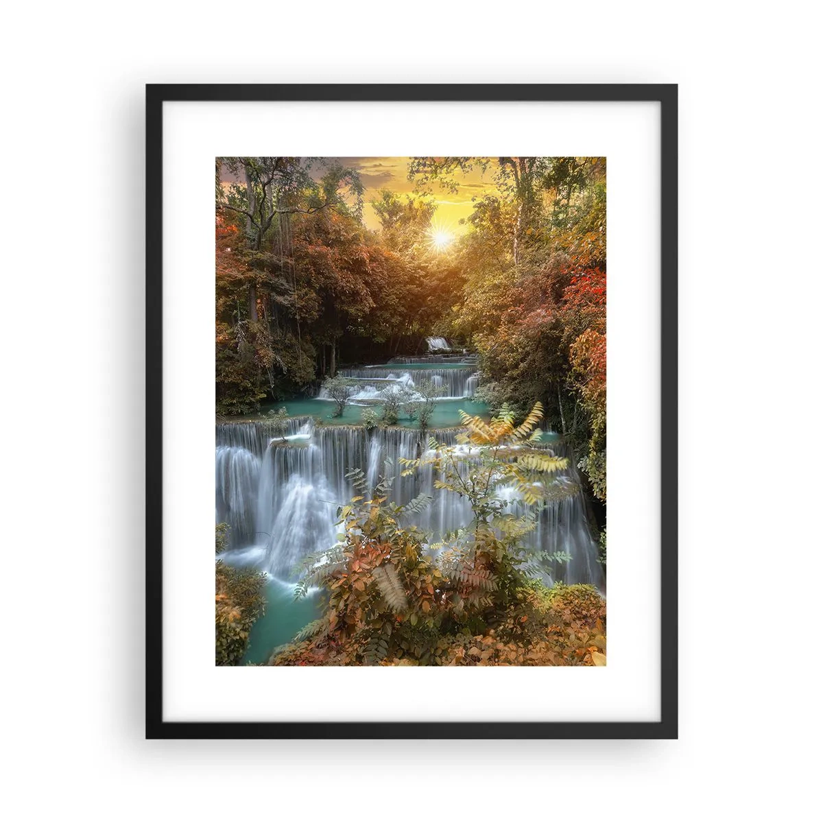 Plakát v černém rámu - Ukrytý poklad lesa - 40x50 cm