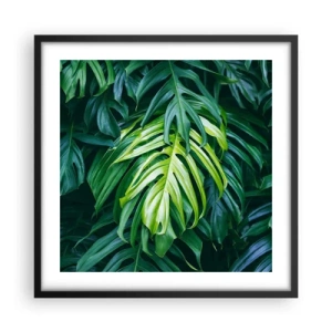 Plakát v černém rámu - Ponořit se do svěžesti - 50x50 cm