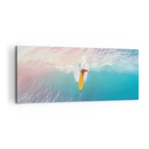 Obraz na plátně - Oceanický jezdec - 100x40 cm