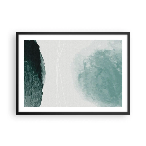 Plakát v černém rámu - Setkání s mlhou - 70x50 cm