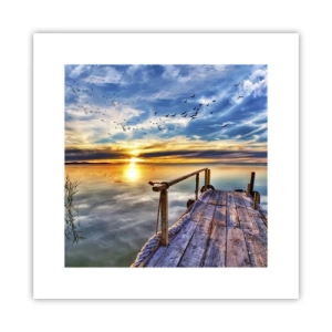 Plakát - Vítr jde odpočívat - 30x30 cm