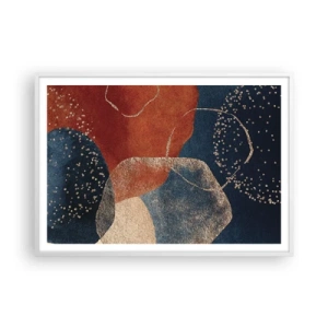 Plakát v bílém rámu - Lehkost bytí - 100x70 cm