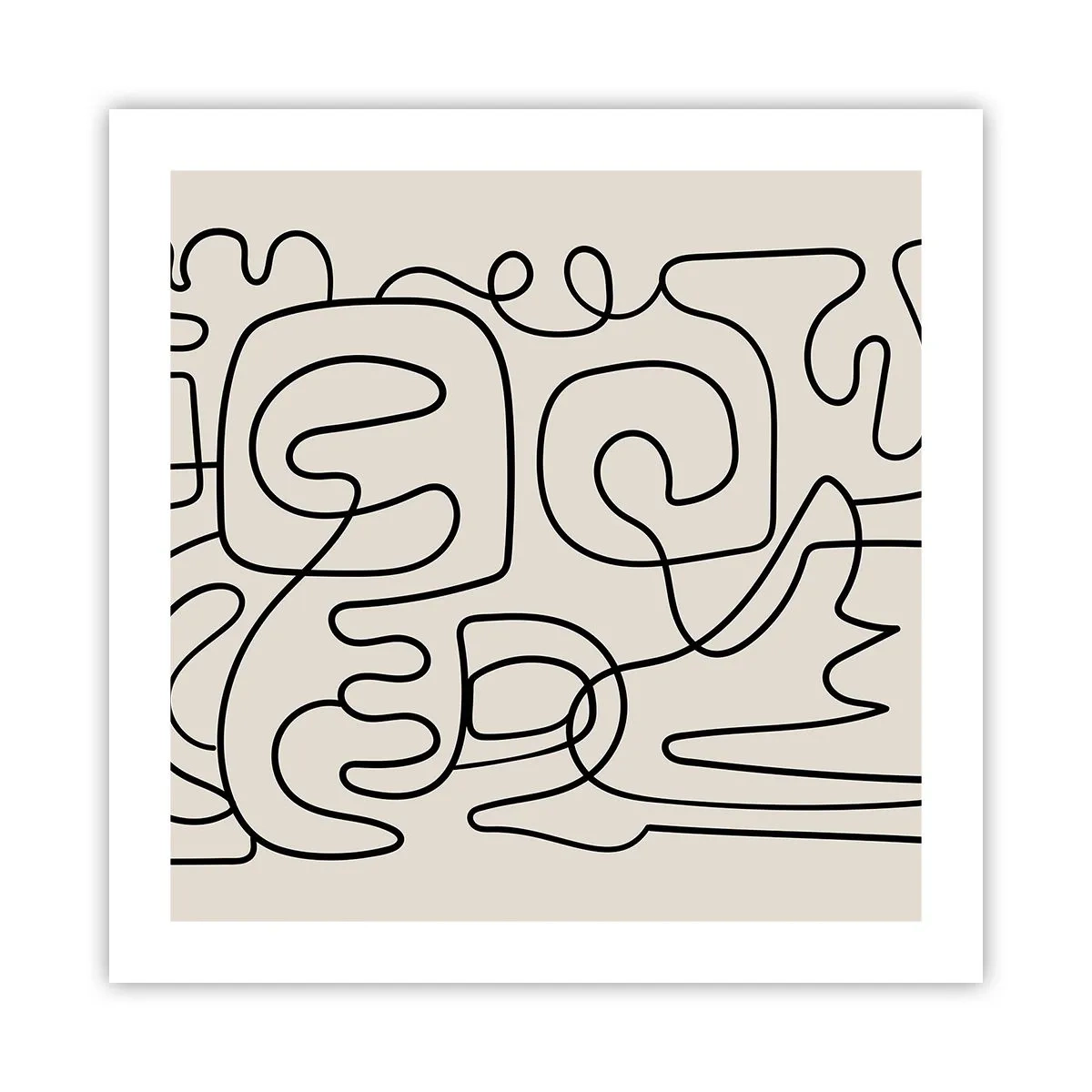 Plakát - Podle stopy - 50x50 cm