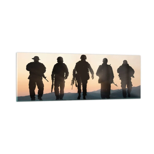 Obraz na skle - Vítej v našem světě - 90x30 cm