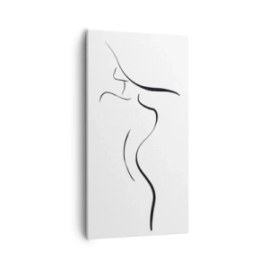 Obraz na plátně - Nepolapitelná jako vlna - 55x100 cm