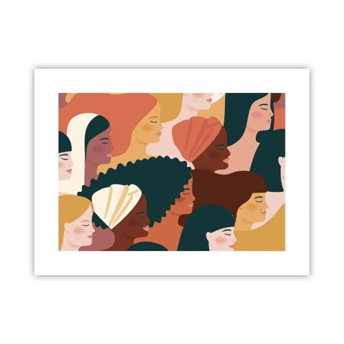Plakát - Pouze ženskost - 40x30 cm
