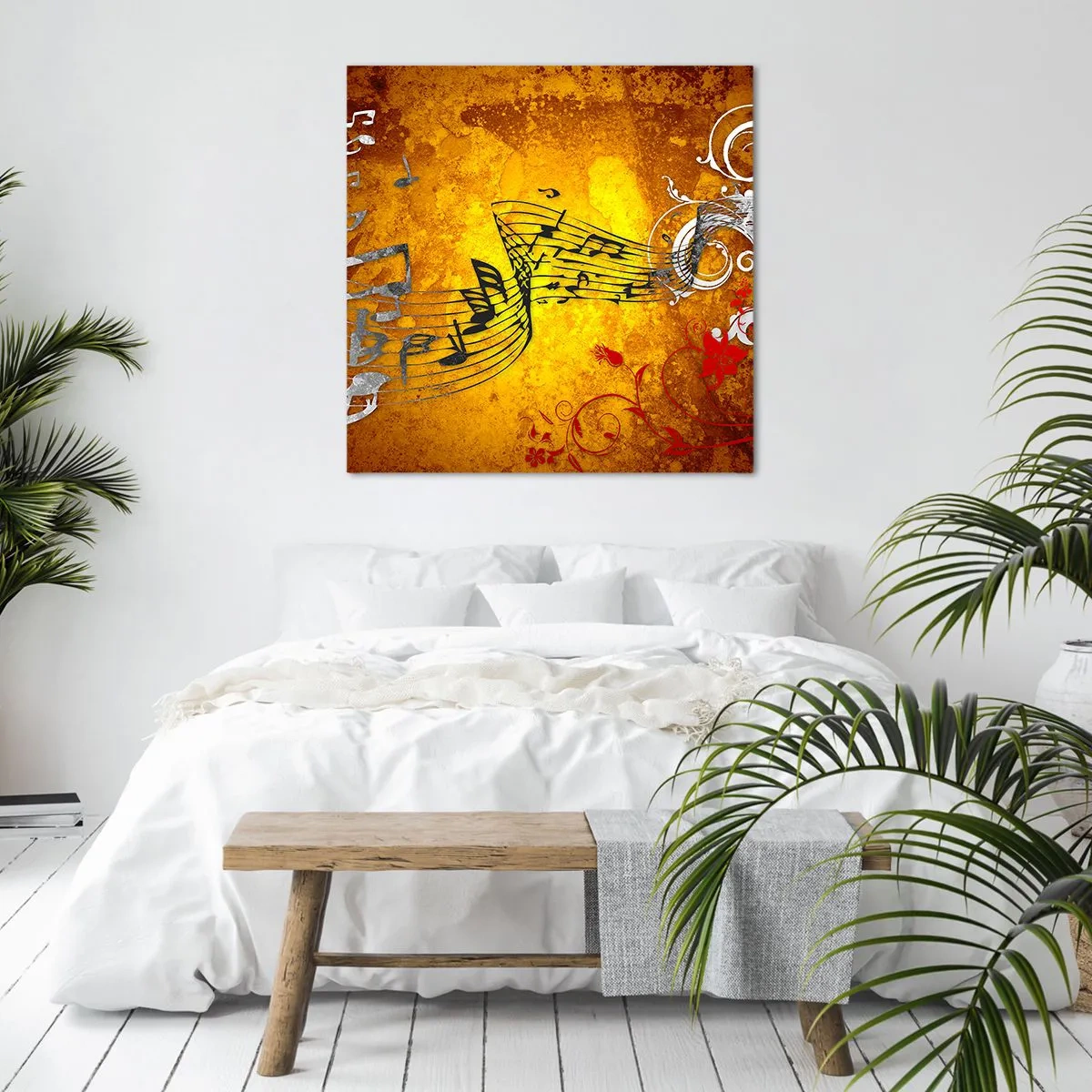 Obraz na plátně - Ať zní hudba - 70x70 cm