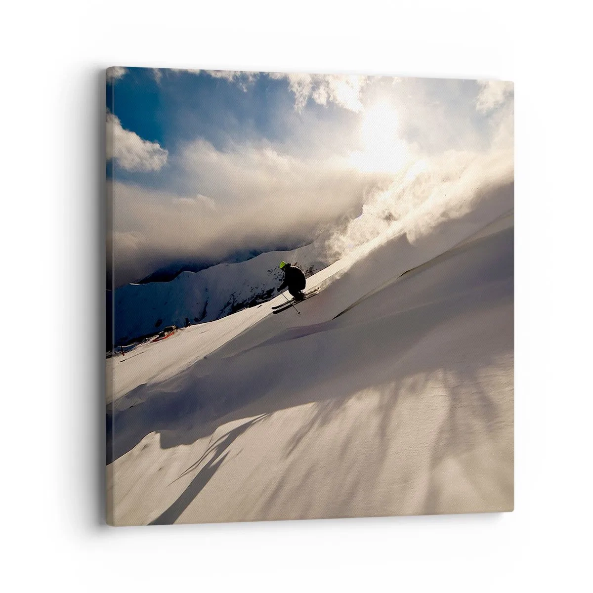 Obraz na plátně - Přijatá výzva hor - 40x40 cm