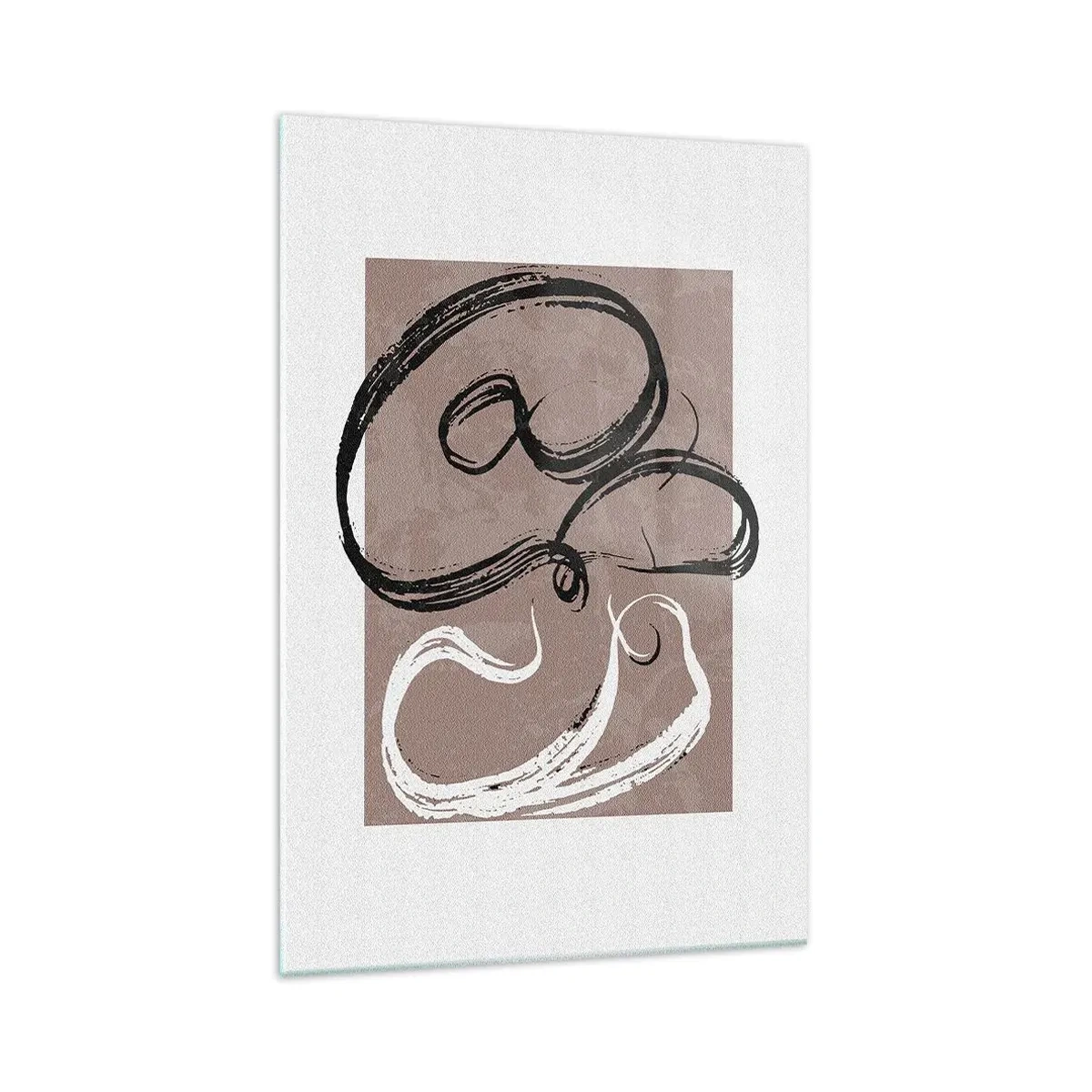 Obraz na skle - Kompozice – hledání úplnosti - 70x100 cm