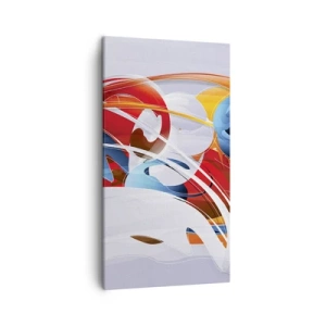 Obraz na plátně - Tanec živlů - 45x80 cm