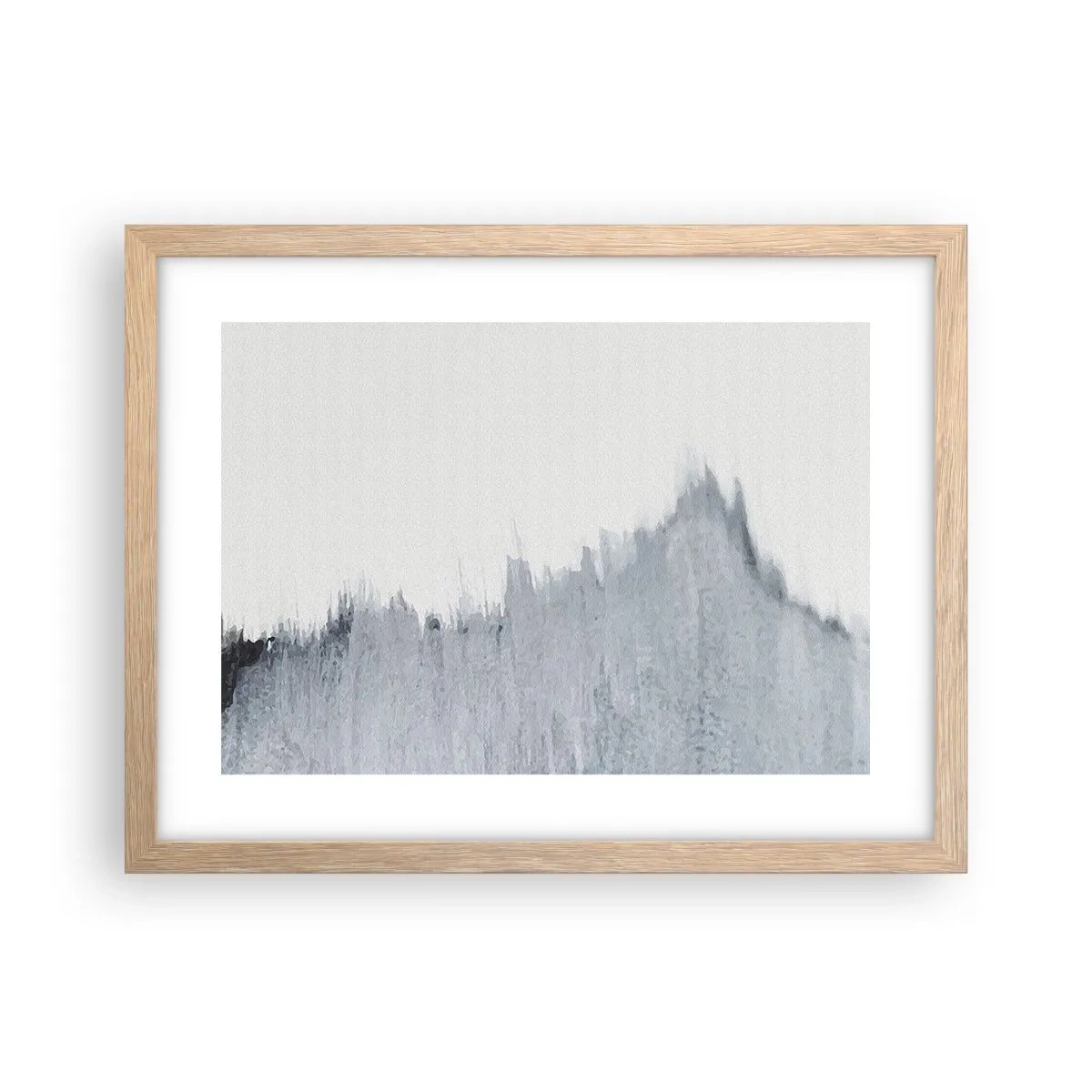 Plakát v rámu světlý dub - Tajemný záznam - 40x30 cm