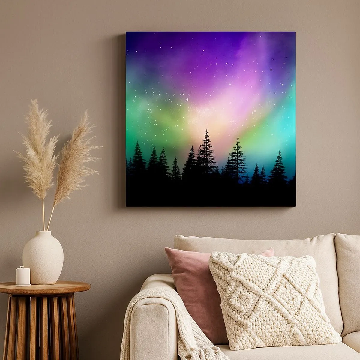 Obraz na plátně - Bílá magie - 30x30 cm