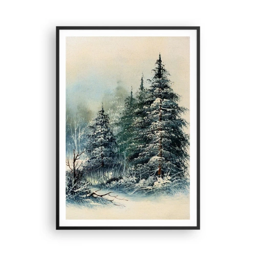 Plakát v černém rámu - Připravení na Vánoce - 70x100 cm