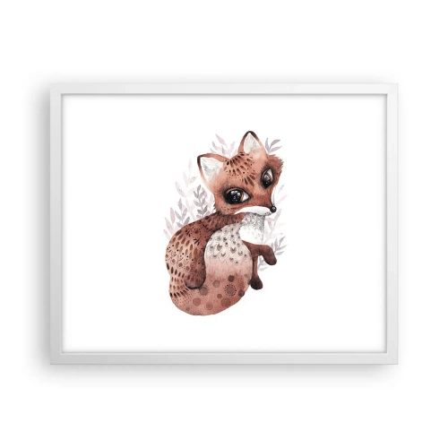 Plakát v bílém rámu - Prostě se zamilovat - 50x40 cm