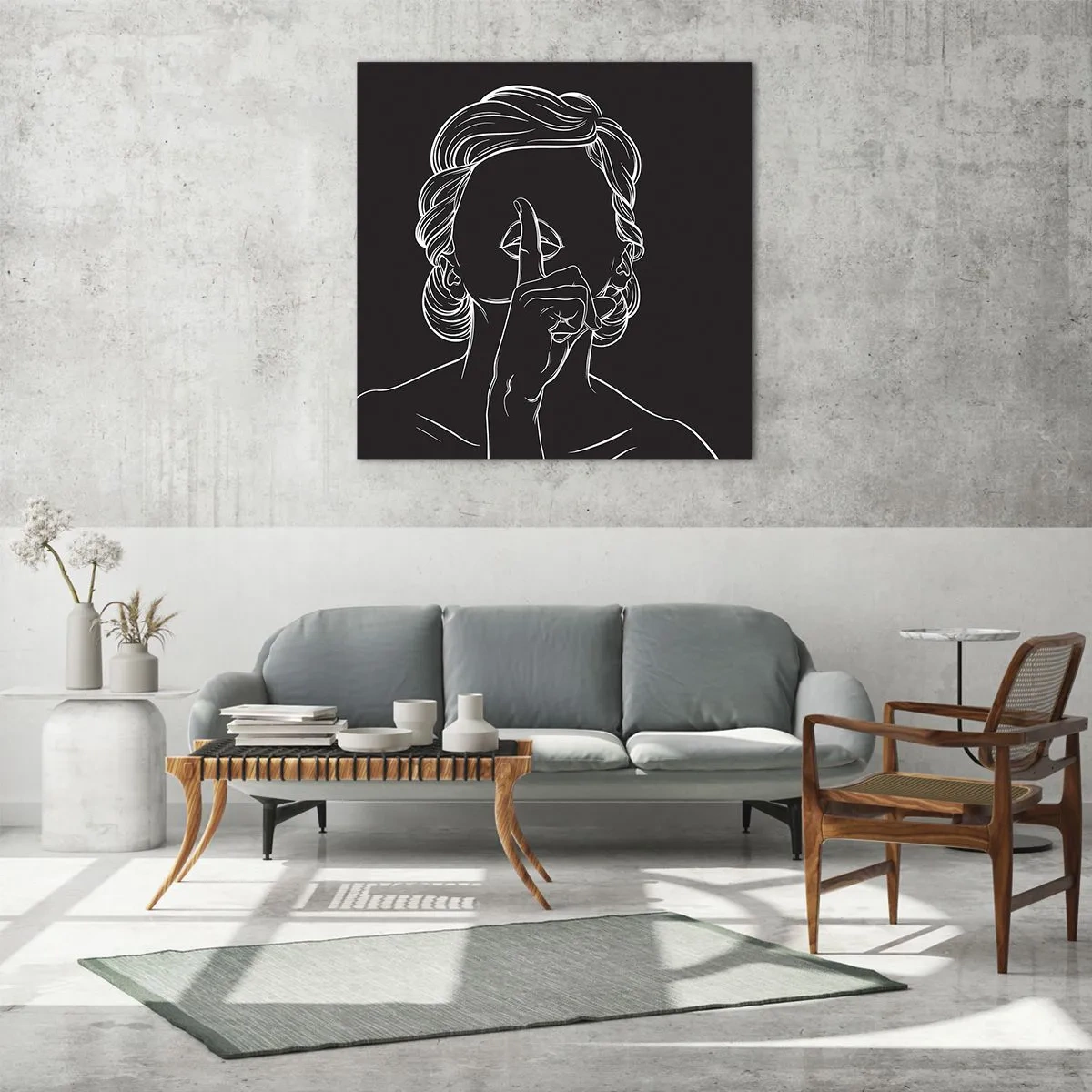 Obraz na skle - Krása rozkvétá v tichu - 50x50 cm