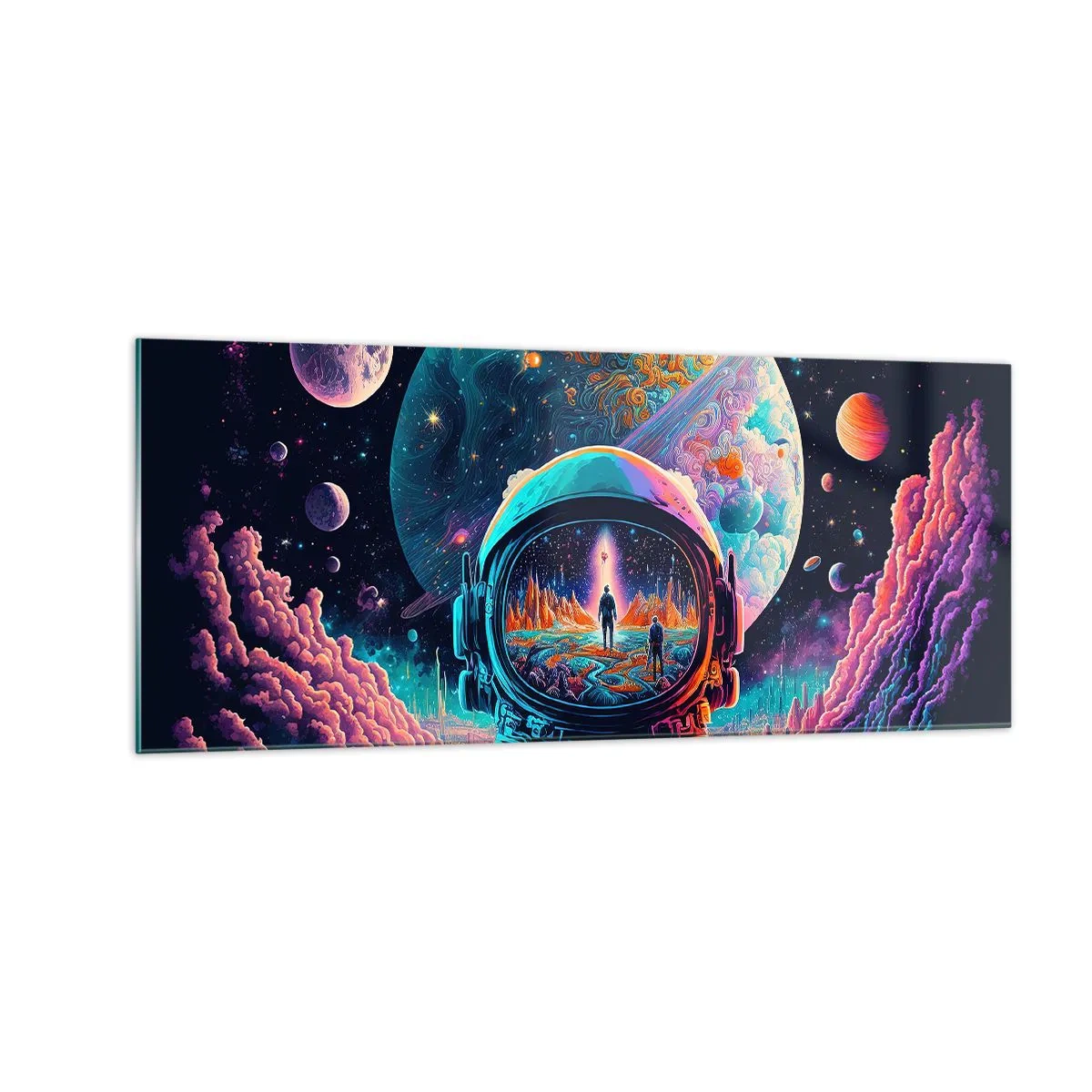 Obraz na skle - Filosofům se to ani nesnilo - 100x40 cm