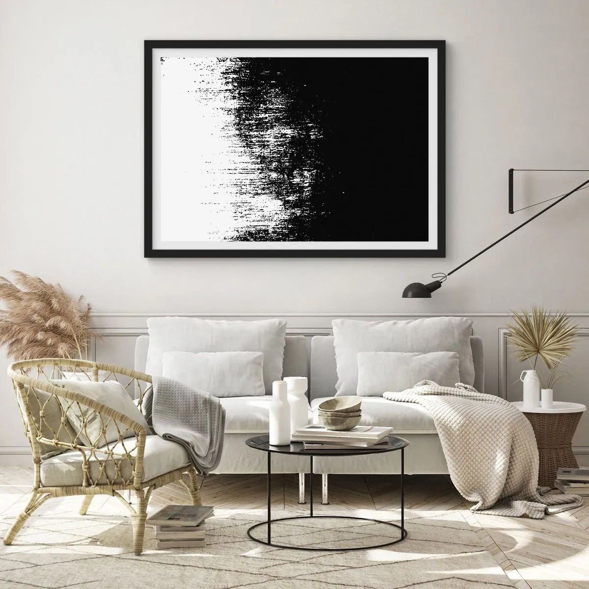 Plakát v černém rámu - Vítězem se stává… - 40x30 cm