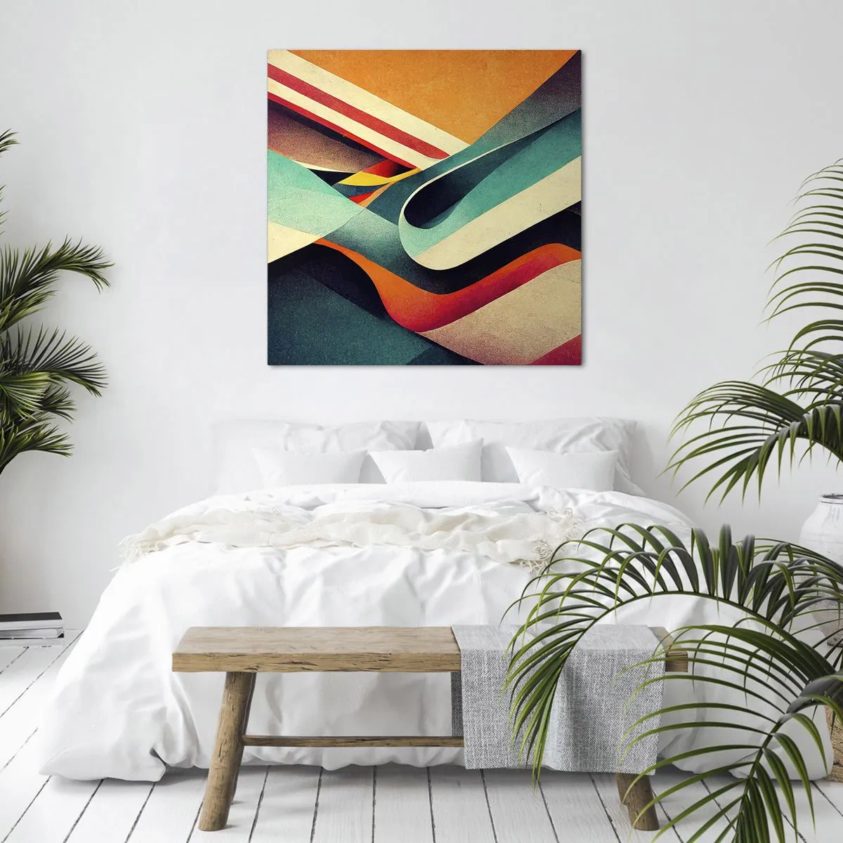 Obraz na plátně - Intenzivní kompozice - 50x50 cm