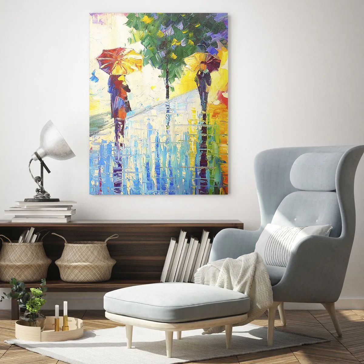 Obraz na skle - A všechno je jasné - 50x70 cm