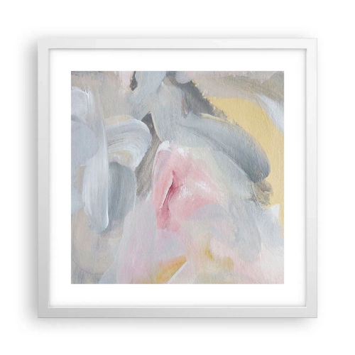 Plakát v bílém rámu - V pastelovém světě - 40x40 cm