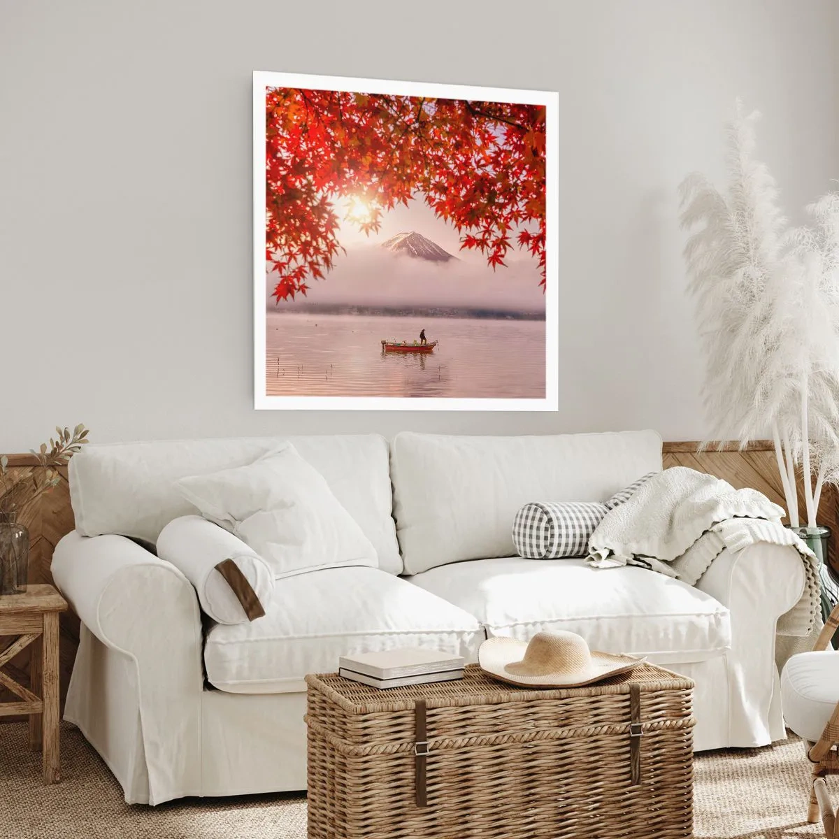 Plakát - V japonském stylu - 40x40 cm