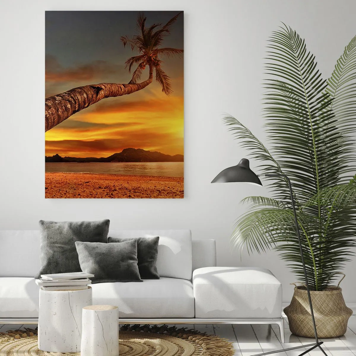 Obraz na skle - Exotické prázdniny, karibské dobrodružství - 50x70 cm