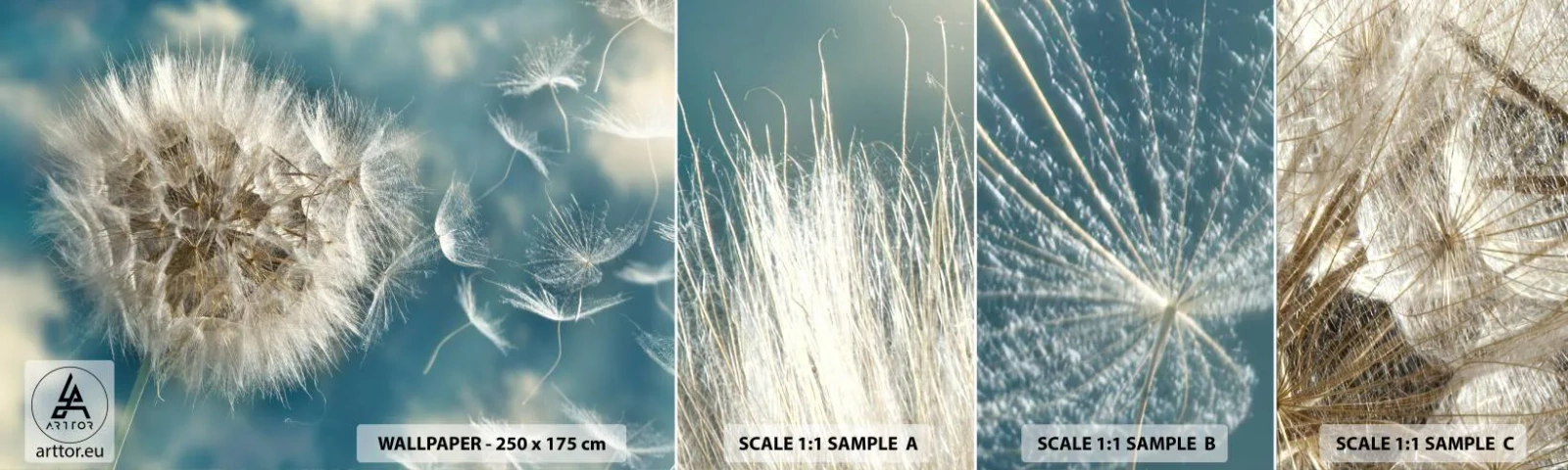 Vzor Fototapety Samolepicí Deluxe Sticker - Dech anděla - Příroda, indické léto, Kus - 100x30 cm