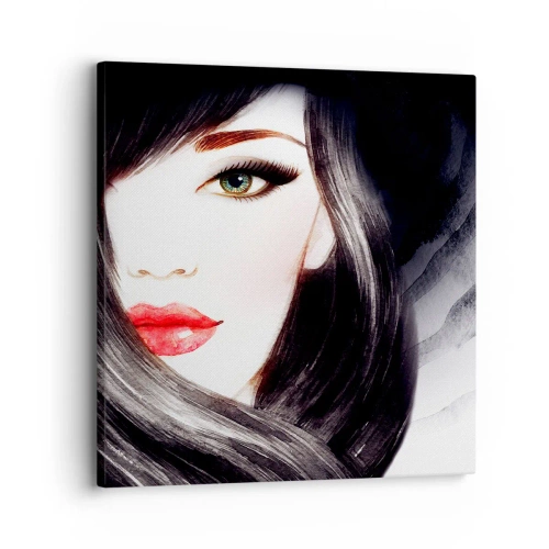 Obraz na plátně - Safírový pohled - 30x30 cm