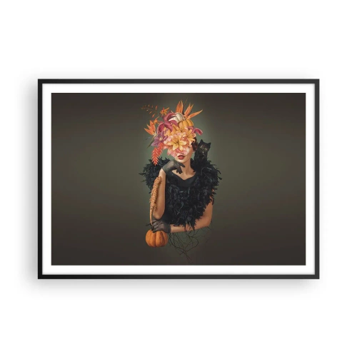 Plakát v černém rámu - Kouzlo čarodějnice - 100x70 cm