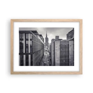 Plakát v rámu světlý dub - Varšavské údolí - 40x30 cm