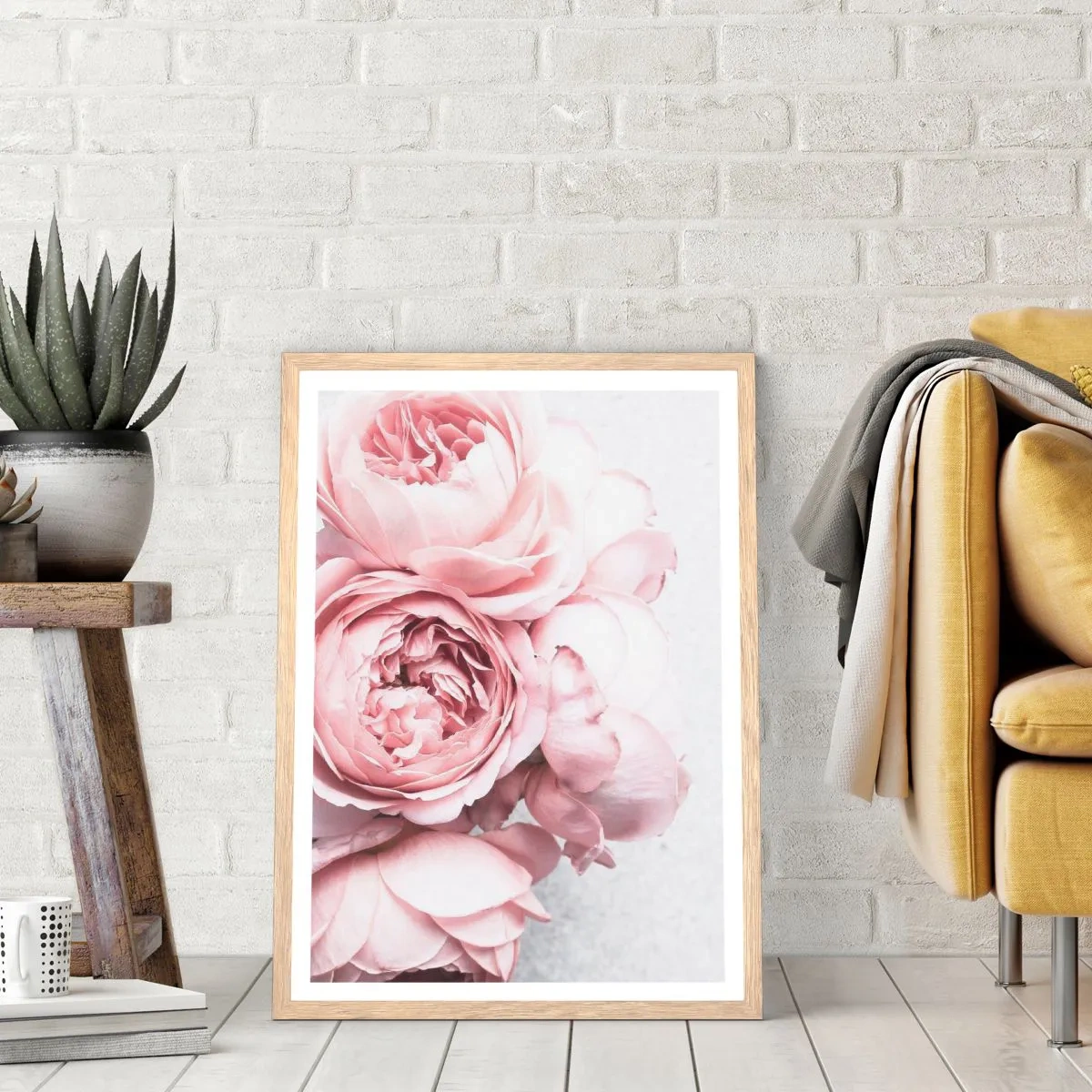 Plakát v rámu světlý dub - Pro romantiky - 70x100 cm