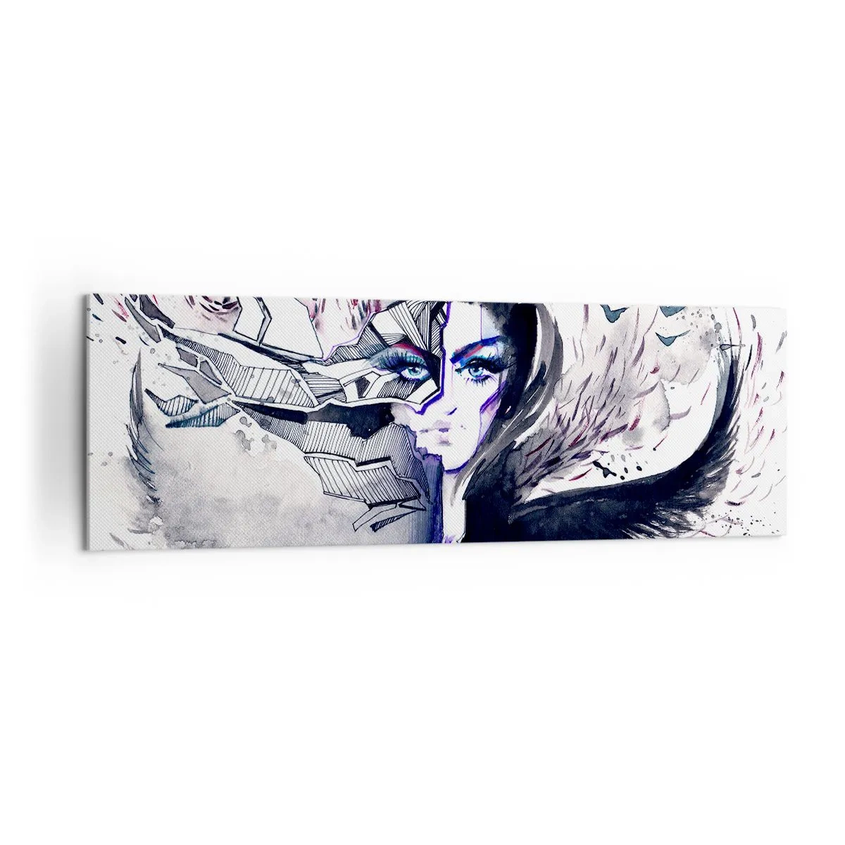 Obraz na plátně - Démonická a krásná - 160x50 cm