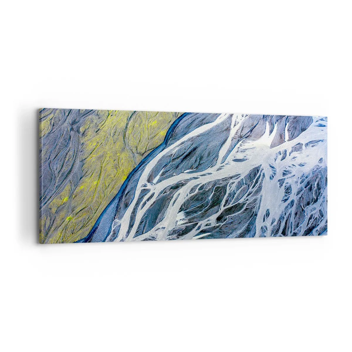 Obraz na plátně - Jeskynní malby přírody - 100x40 cm