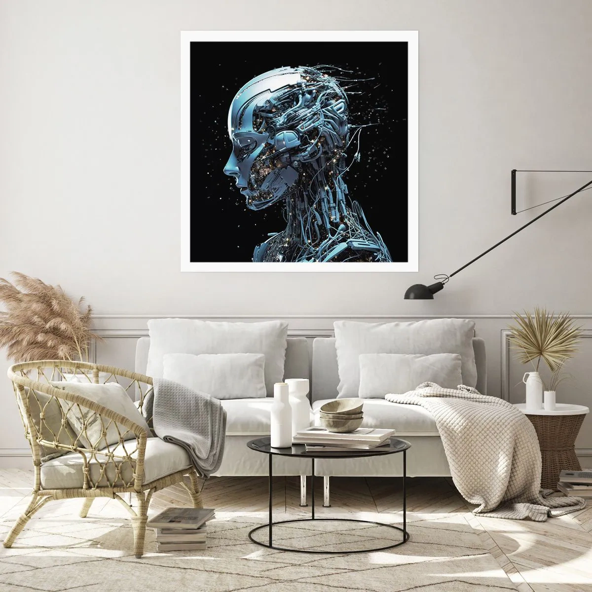 Plakát - Technologie je žena - 40x40 cm