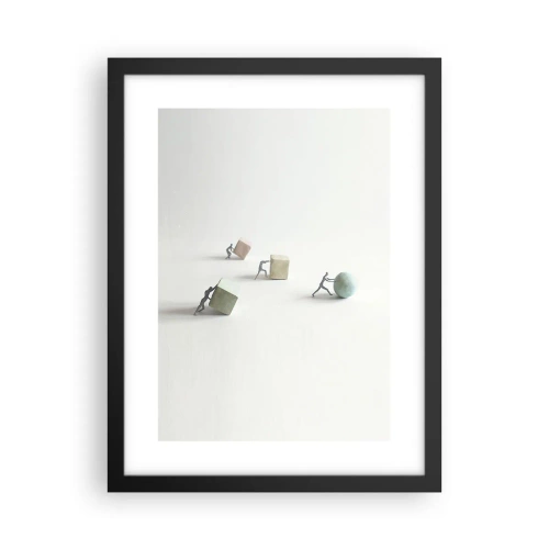 Plakát v černém rámu - Život samotný - 30x40 cm