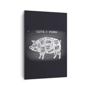 Obraz na plátně - Slabikář řezníka - 70x100 cm