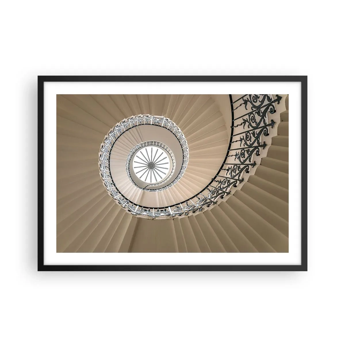 Plakát v černém rámu - Uvnitř mušle - 70x50 cm