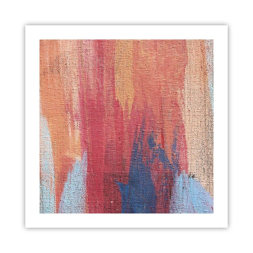 Plakát - Stékat duhou - 50x50 cm