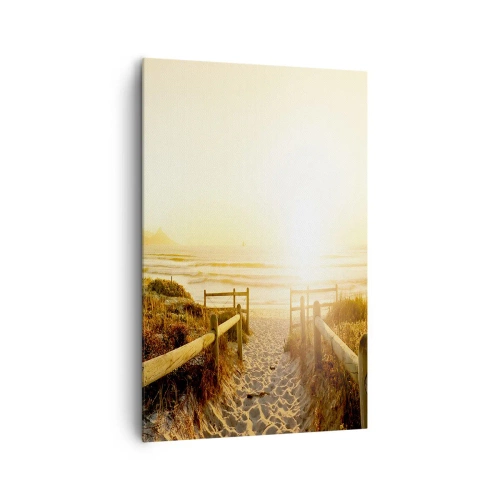 Obraz na plátně - Dunami směrem ke slunci - 80x120 cm