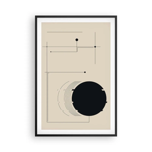 Plakát v černém rámu - Pružná a dynamická kompozice - 61x91 cm